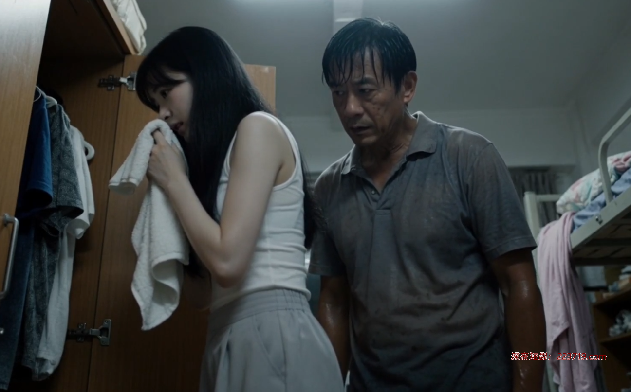 图片[2]-女大十八禁：和室友爸爸的雨夜激情（ai短剧）-深夜剧场