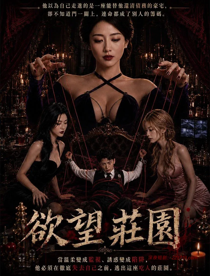 欲望庄园（30集）Ai擦边短剧-深夜剧场